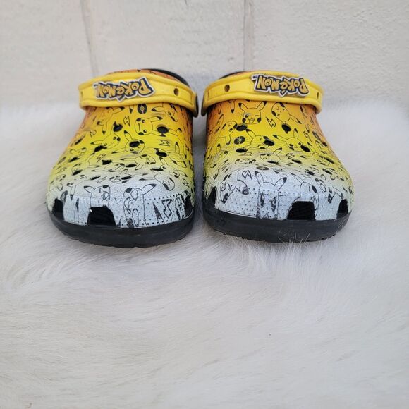 Crocs x Pokemon Pikachu Classic Clog Men's Size 8 Women’s 10 - Picture 1 of 8